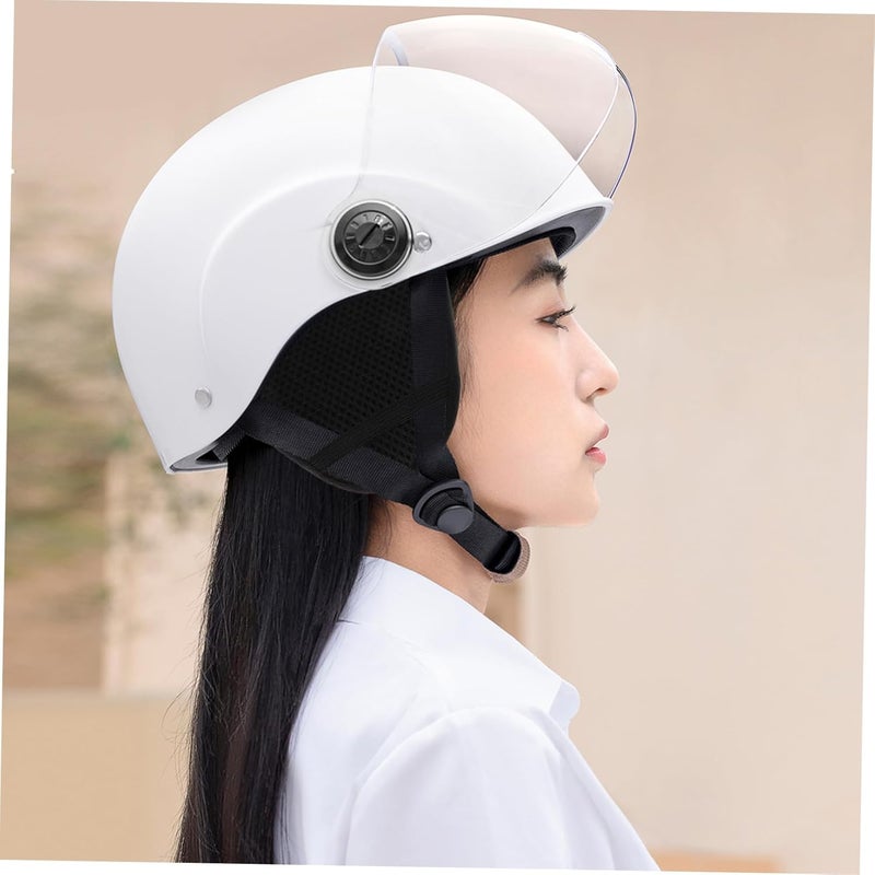 FUNOMOCYA 1 Pair Windproof Motorcycle Ear Pads Warm for Cycling Protective Covers for Biking Audible Riding Ear Warmers Universal Fit for Half Helmets - Image 4
